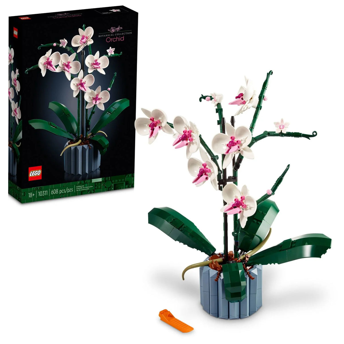 Artificial Plant Building Set with Flowers L4114