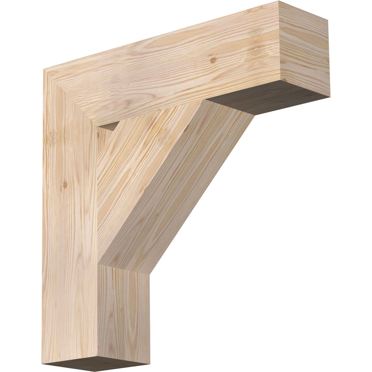 Traditional Block Smooth Bracket, Douglas Fir I86824