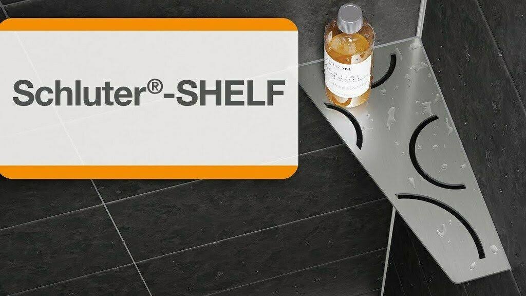 Pentagon Corner Shelf Brushed Stainless Steel D648