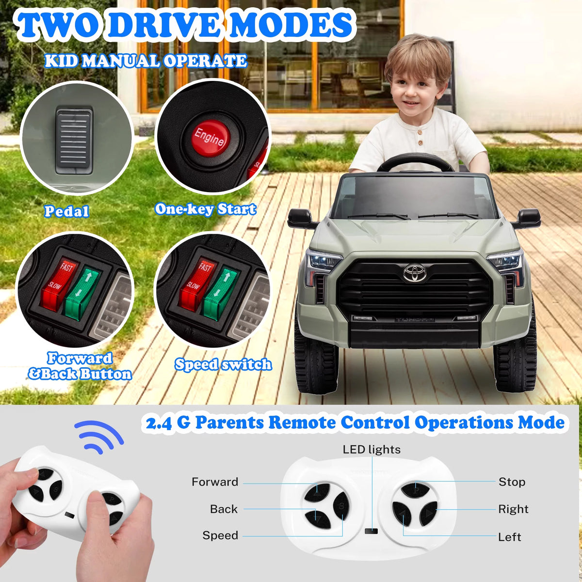 12V Ride On Car with Remote Control G620