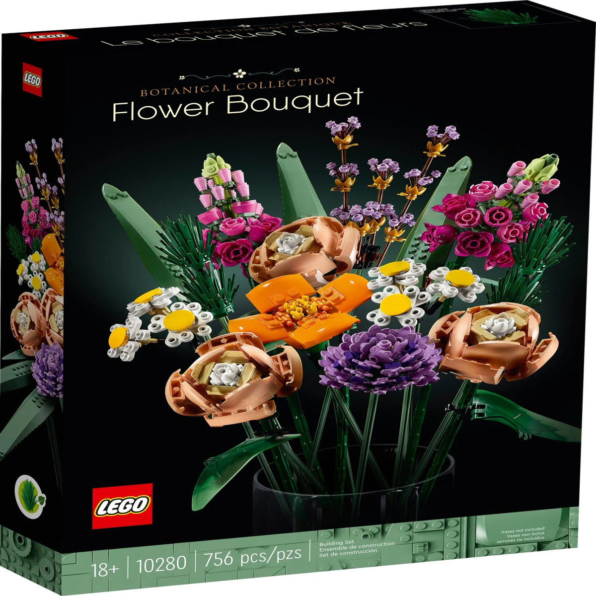 Artificial Flower Bouquet Building Set with Roses A4869