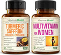 Turmeric Saffron & Women's Liquid Multivitamin Bundle T2996