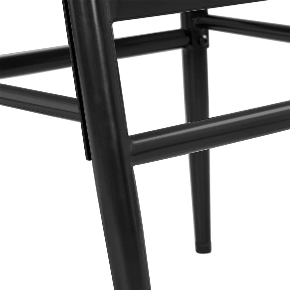 Set of 2 Brown PU Leather Dining Chair V22476