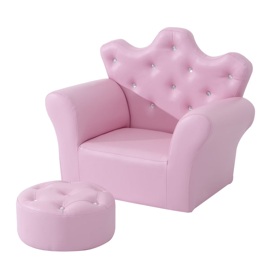 Kids Sofa Set with Footstool D4166
