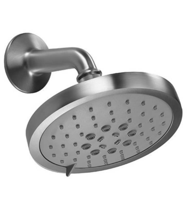 5-5/8x22 Multi-Function Brass Showerhead Kit - Satin Brass H12298