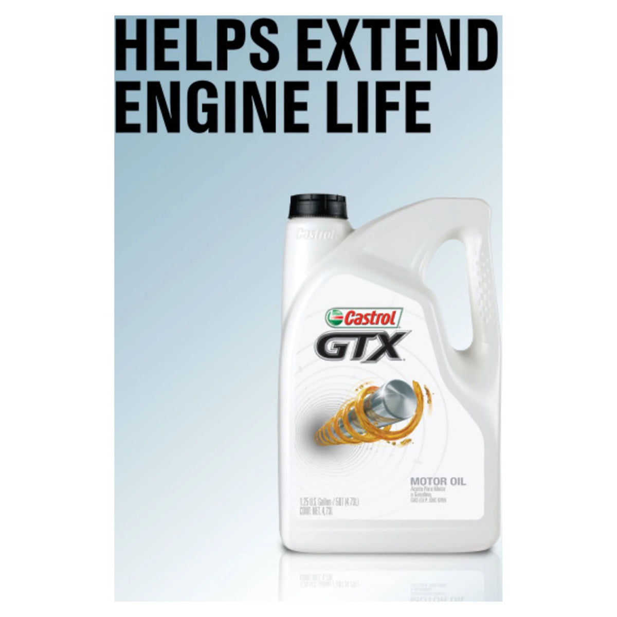 10W-40 Conventional Motor Oil, 5 Quarts V4898