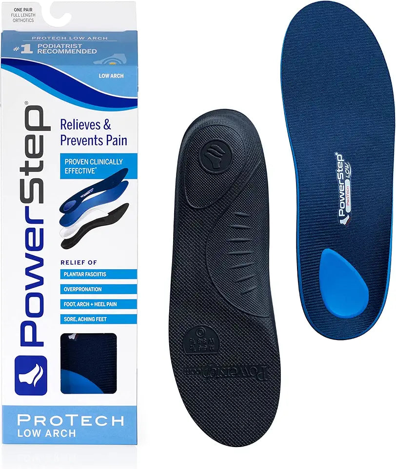 Low Arch Orthotic Inserts for Flat Feet (M 12-13) G12605