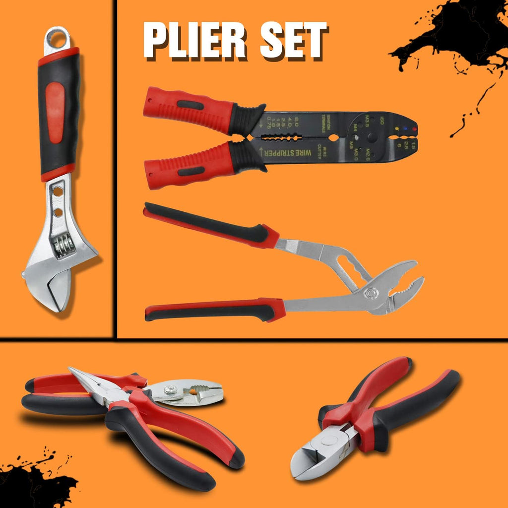 187-Piece Tool Kit with Wheels Tool Box I681