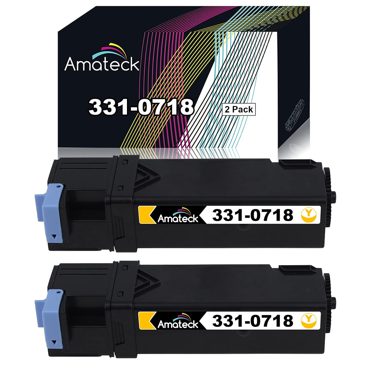 Yellow Compatible Toner Cartridge 2 Pack D71631