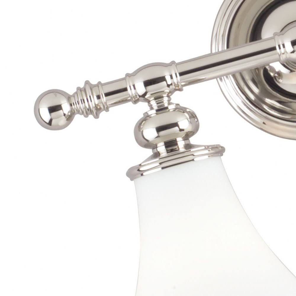 2 Light Bath Bracket, Satin Nickel U5082