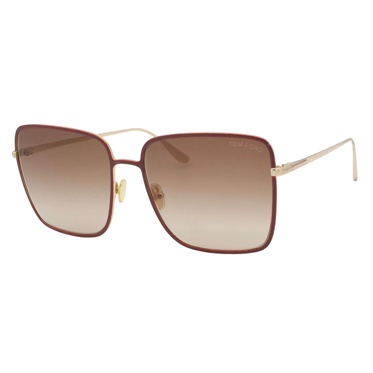 Rose Gold Brown Gradient Women's Sunglasses S275