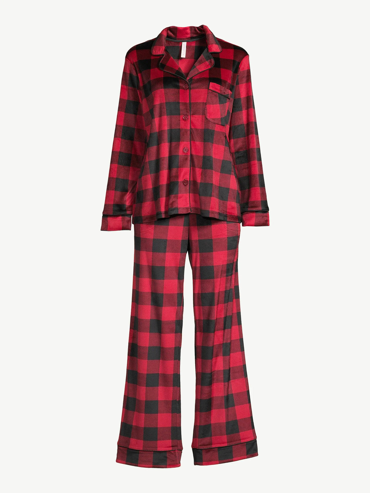 Velour Knit 2-Piece Pajama Set M8457