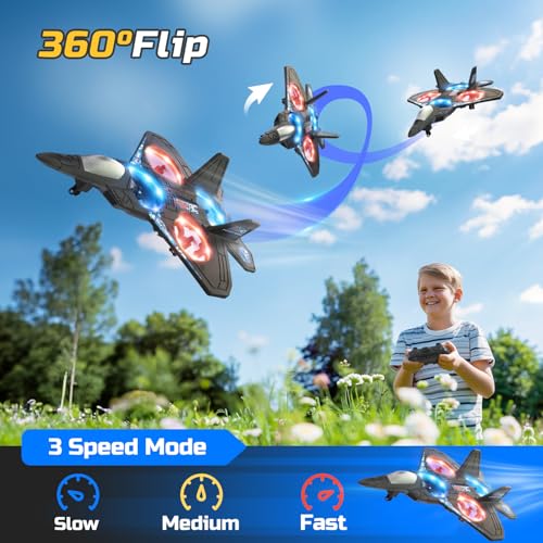 Remote Control Foam Drone RC Airplane with 2 Batteries F955390