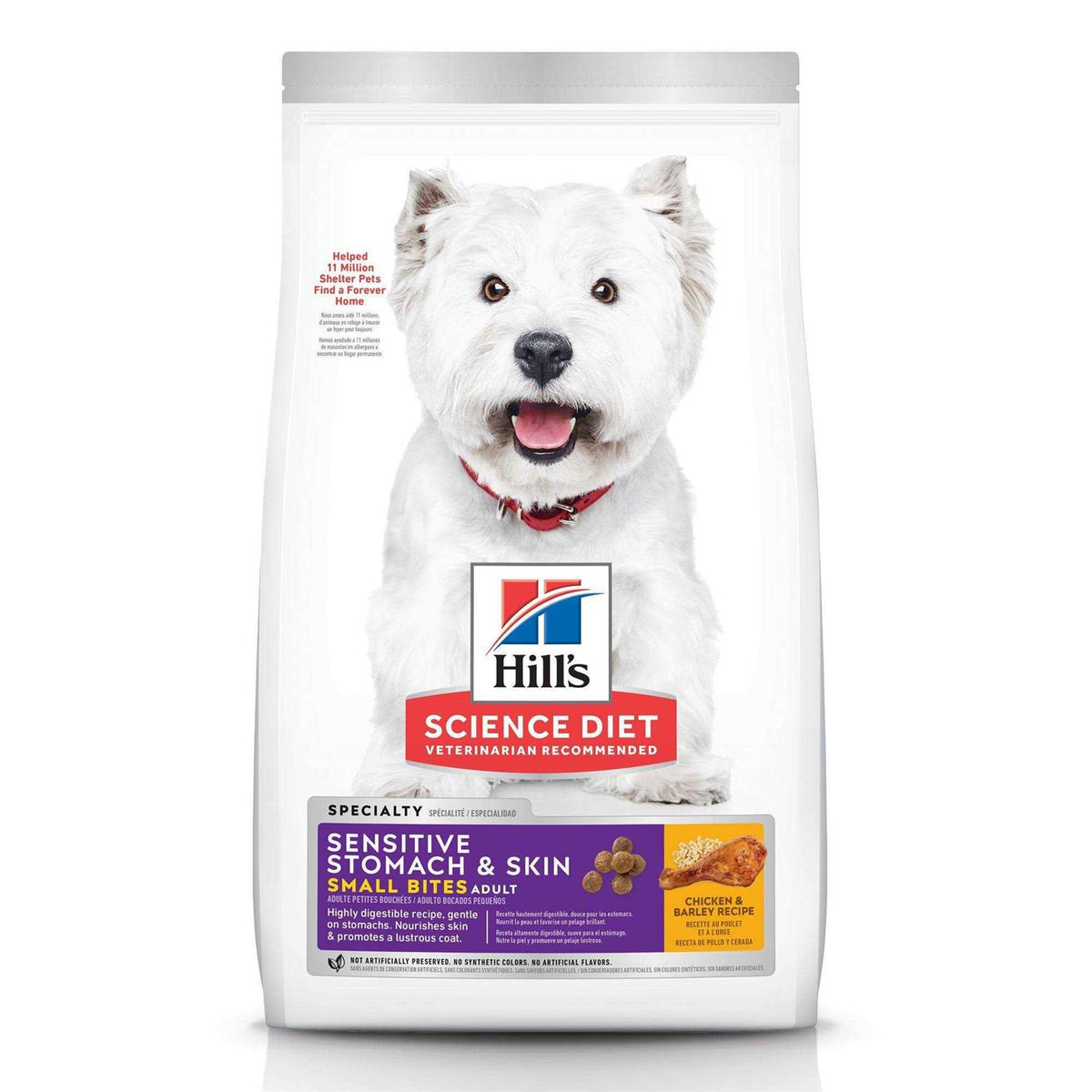 Sensitive Stomach & Skin Small Bites Dry Dog Food T26125