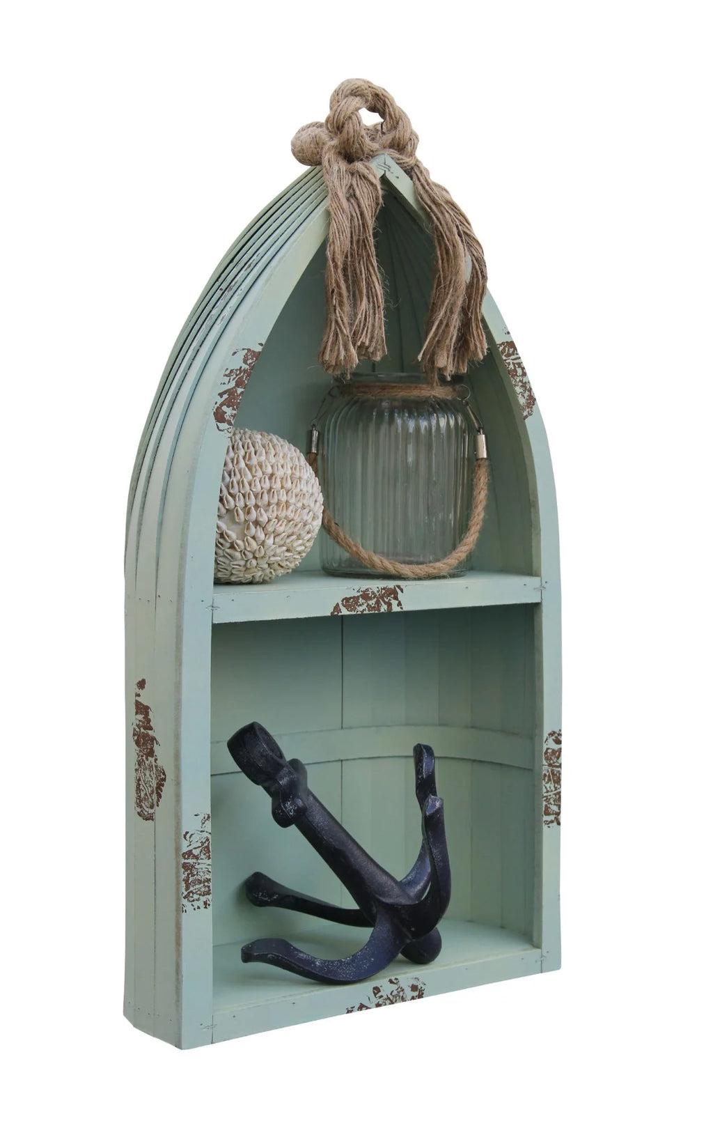 Small Canoe Shelf with Rope T210578