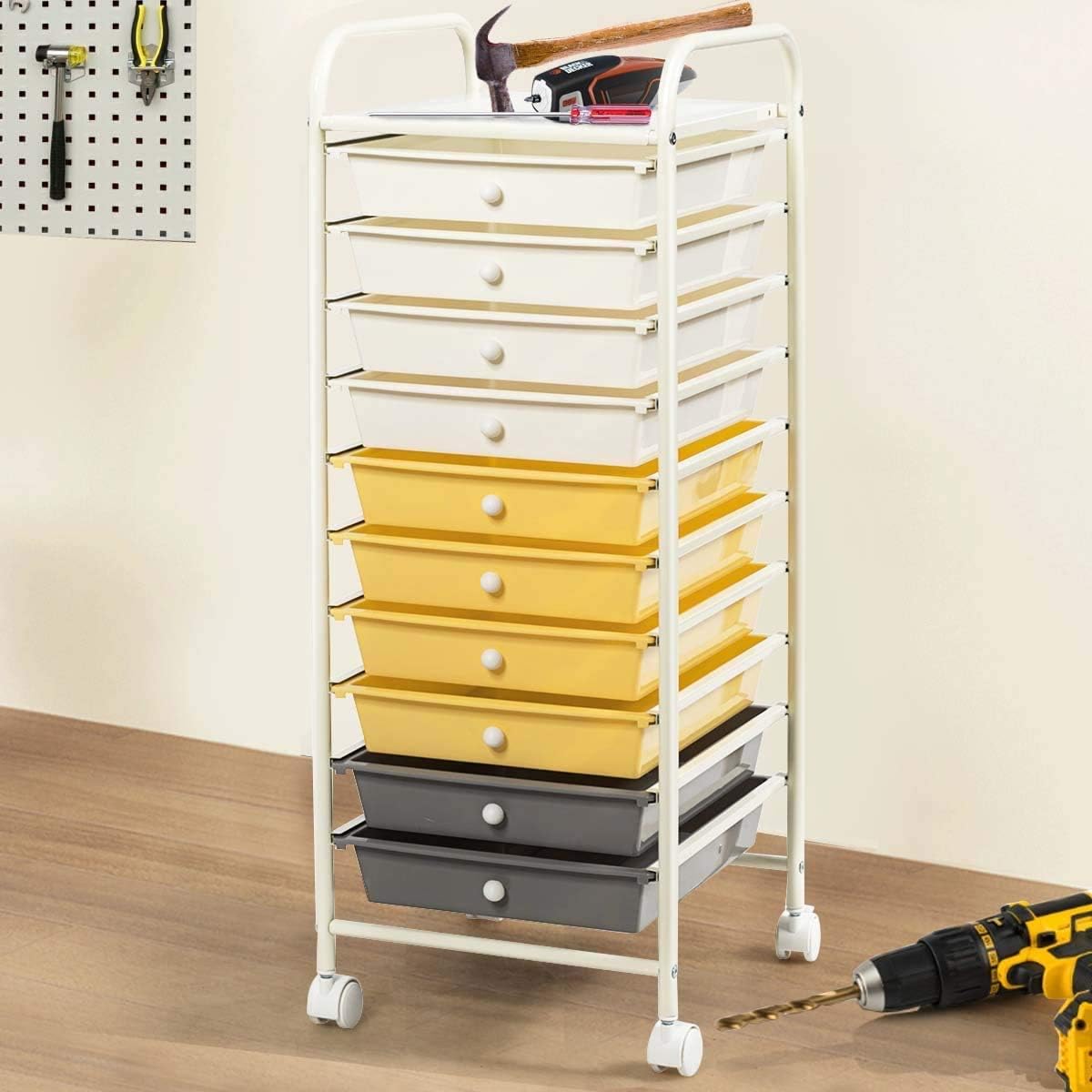 10-Drawer Rolling Storage Cart O543543