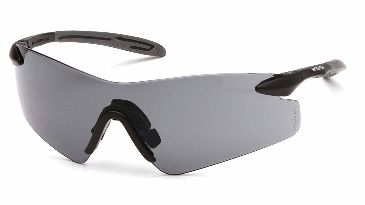 Frameless Lightweight Safety Glasses with Gray Lens Z262