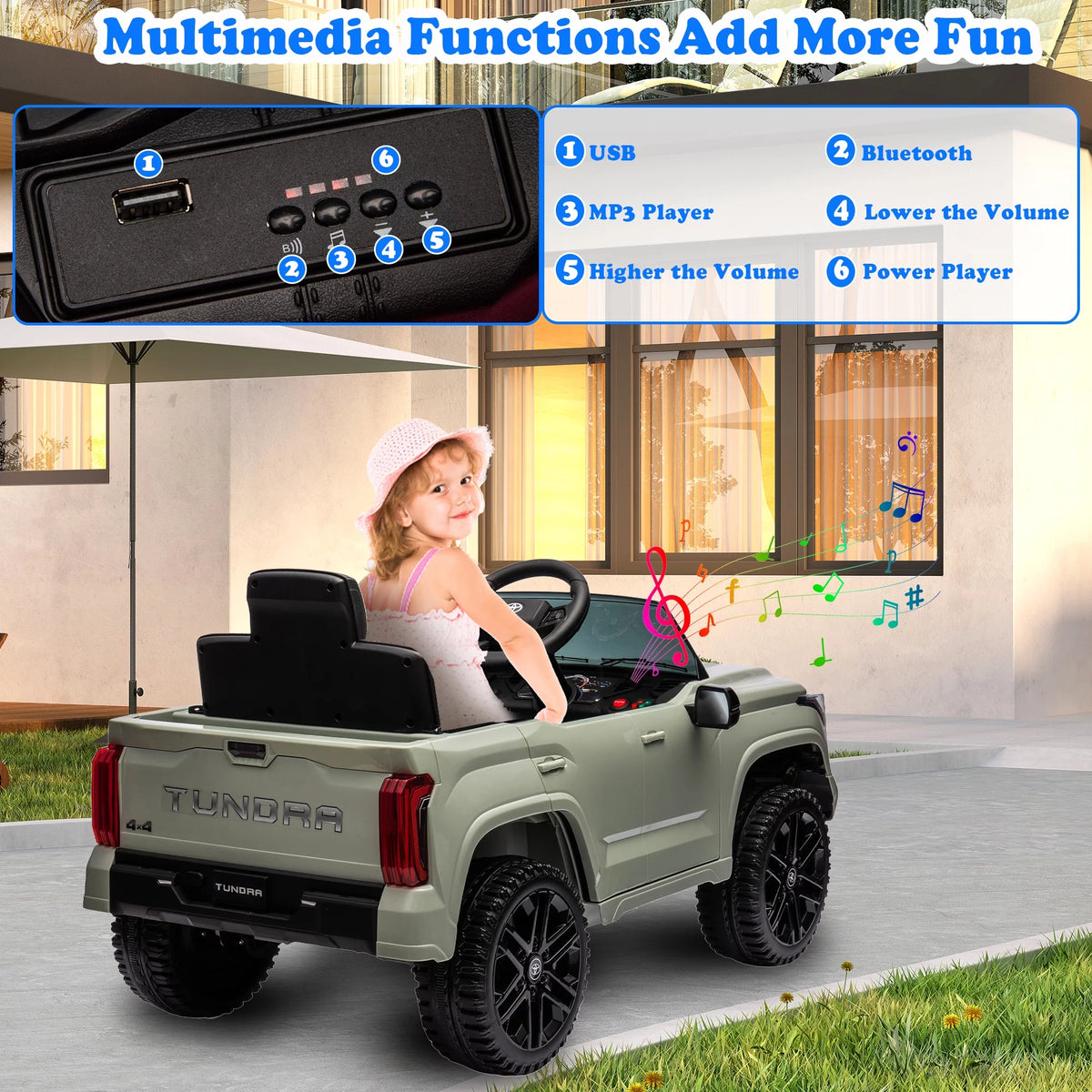 12V Ride On Car with Remote Control G620