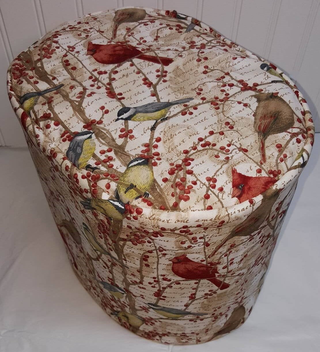 Birds & Berries Coffee Maker Cover P3582