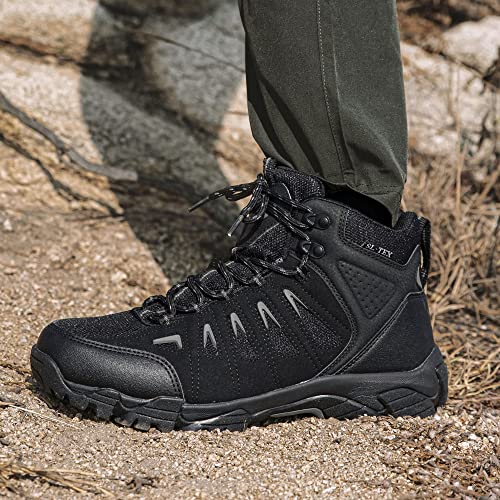 Men's Waterproof Non-Slip Lightweight Mid Top Hiking Boots Z927