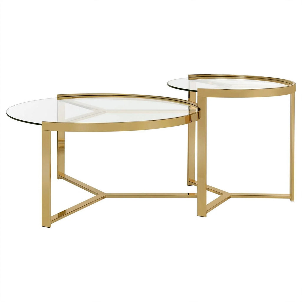 2-piece Metal Round Nesting Table J694372