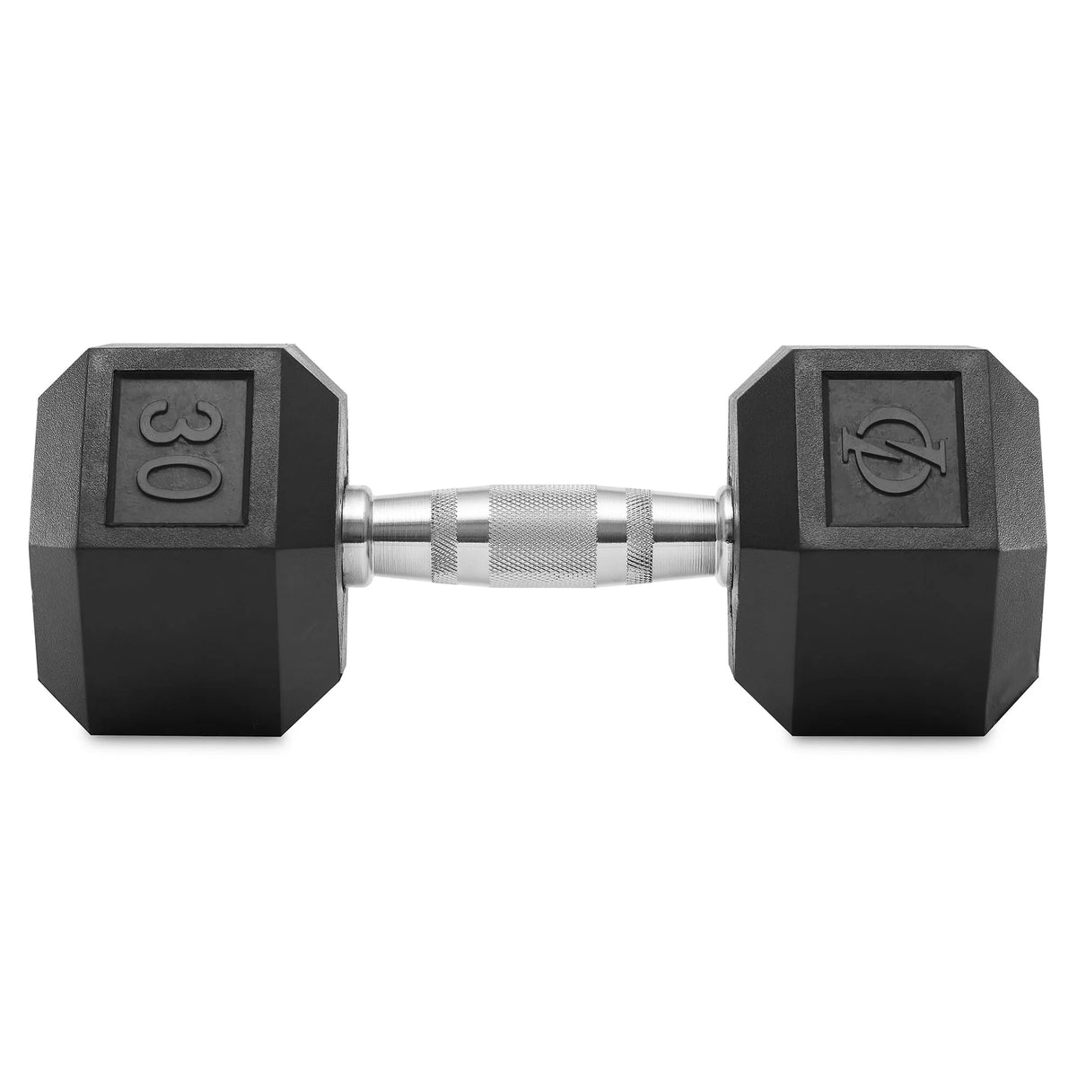 45 lbs Rubber Coated Hex Dumbbell T93135