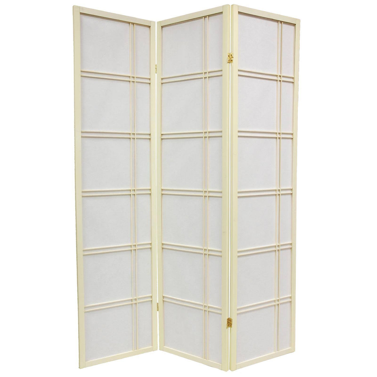 Ivory 5 Panel Shoji Screen V5784