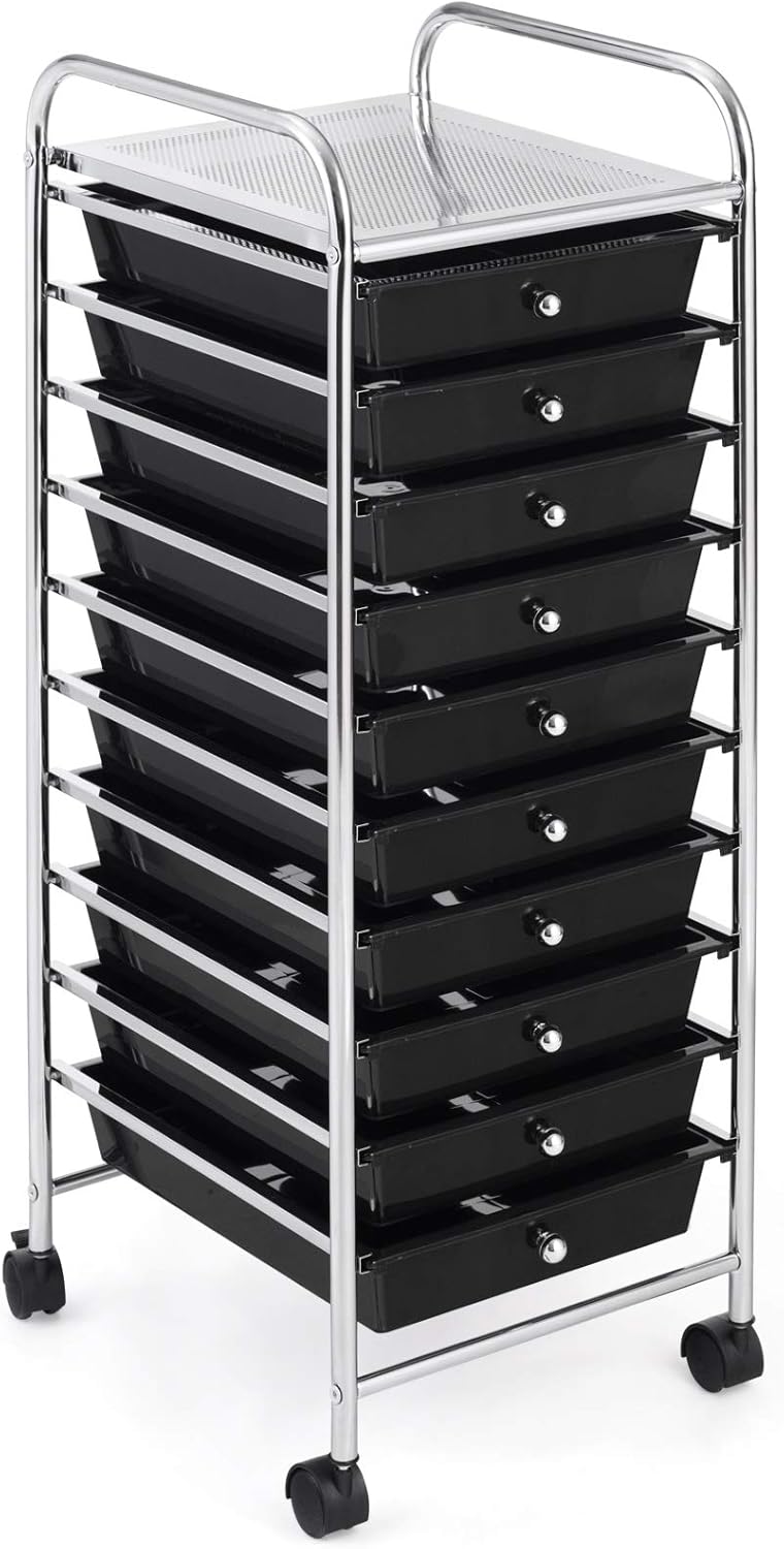 10-Drawer Rolling Storage Cart O543543
