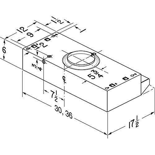 White Under Cabinet Range Hood Insert with Light Z7144